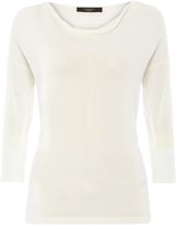 Thumbnail for your product : Max Mara Weekend Vento three quarter sleeve cowl neck top