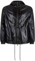Thumbnail for your product : Valentino Hooded Leather Jacket
