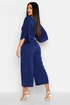 Thumbnail for your product : boohoo Kimono Sleeve Culotte Jumpsuit