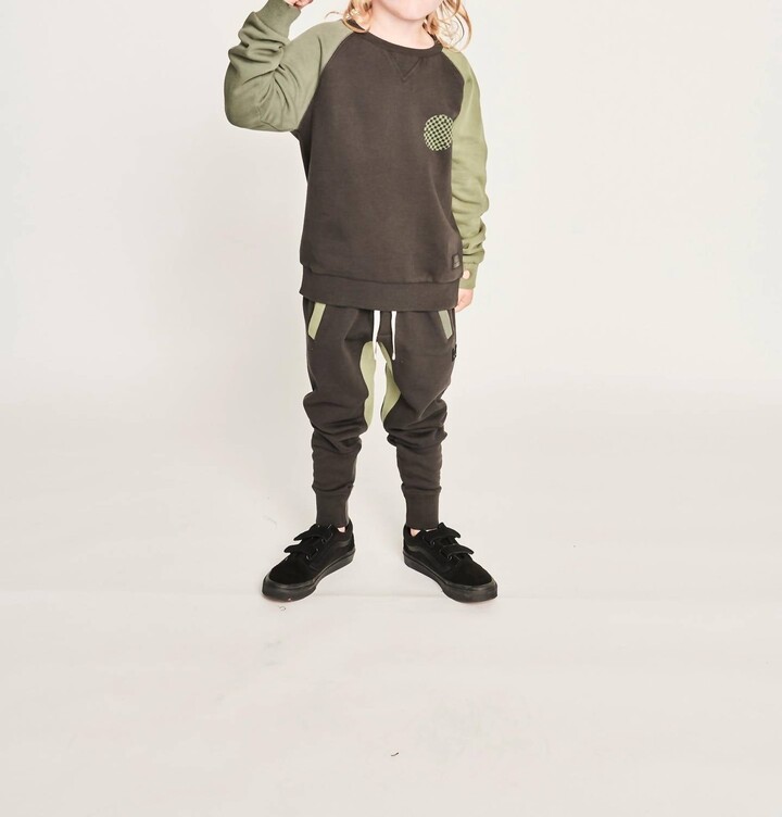 Munster Jumpkross Pant In Black/olive