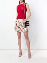 Thumbnail for your product : Dolce & Gabbana rose print A-line skirt