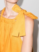 Thumbnail for your product : ASCENO Ibiza linen midi dress