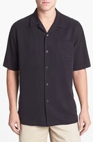 Thumbnail for your product : Tommy Bahama 'Dobby' Silk Campshirt