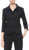 Thumbnail for your product : RED Valentino Cady Bow-Lapel Blazer