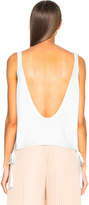 Thumbnail for your product : Soyer Gia Cashmere Tie Crop Top