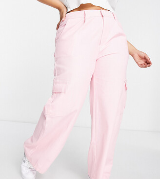Twill cargo trousers - Light pink - Ladies | H&M