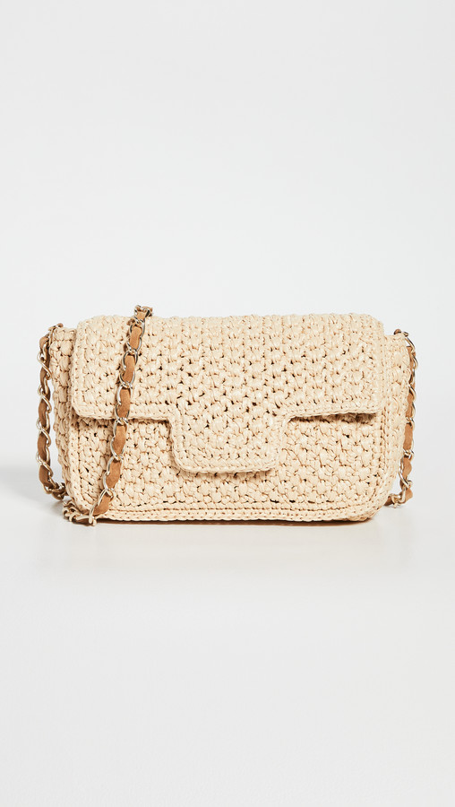 Caterina Bertini Straw Crossbody Bag ShopStyle
