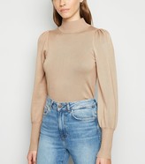Thumbnail for your product : New Look Puff Sleeve Cuffed Knit Jumper