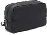 Thumbnail for your product : Prada Leather-trimmed Nylon Wash Bag - Womens - Black