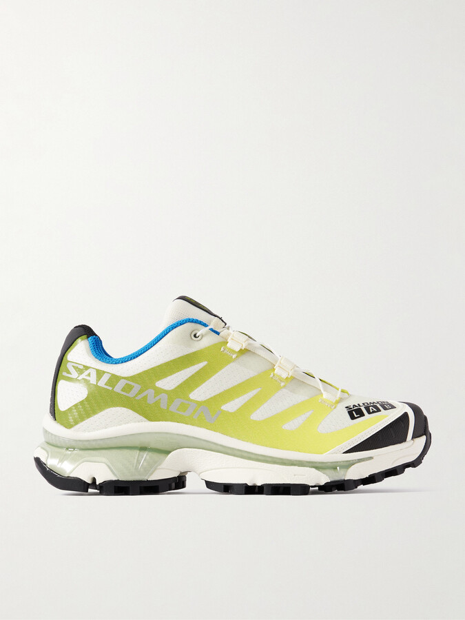 Salomon Xt-4 Og Rubber-trimmed Mesh Sneakers - Cream