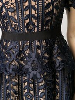 Thumbnail for your product : Self-Portrait Floral Lace A-Line Dress