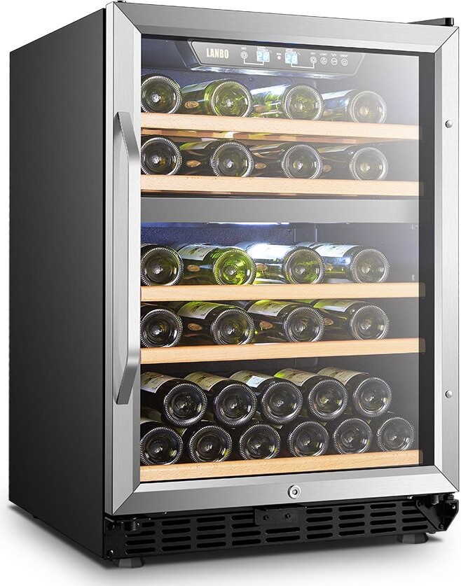Lanbo 44-Bottle 24" Dual Zone Wine Cooler