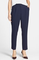 Thumbnail for your product : Vince Camuto Pleat Front Skinny Ankle Trousers