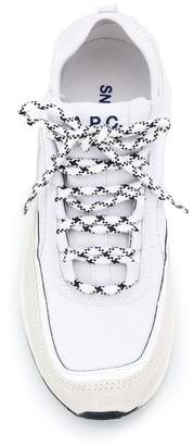 A.P.C. lace-up logo-band sneakers