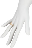 Thumbnail for your product : Dogeared 14K Gold Plated Sterling Silver Cross Ring - Size 7