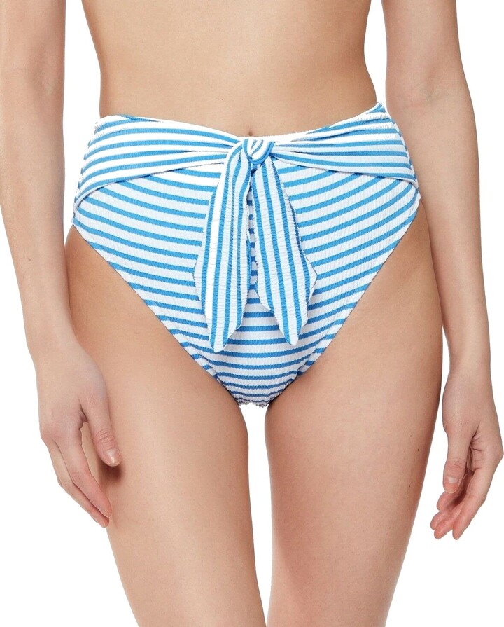 Jessica Simpson Women's Standard Mix & Match Stripe Print Bikini Swimsuit  Separates (Top & Bottom) - ShopStyle
