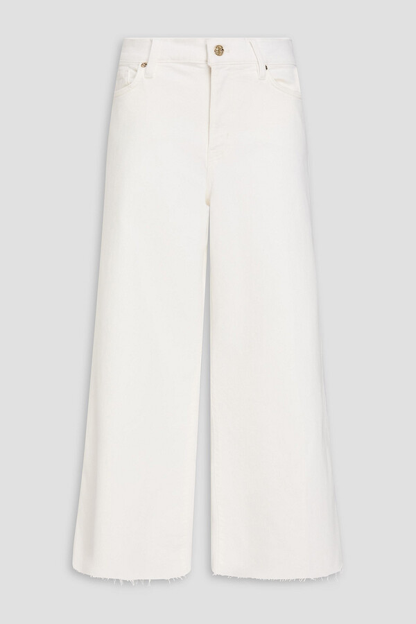 Frame Le Palazzo Crop high-rise wide-leg jeans