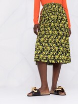 Thumbnail for your product : Paul Smith Floral-Print High-Waist Skirt