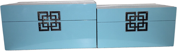 G.T. Direct Corporation Gt Direct Set Of 2 Tiffany Blue Jewelry Box -  ShopStyle