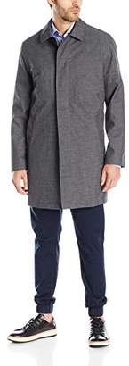 Kenneth Cole New York Men's Rally Single-Breasted Fly-Front Raincoat