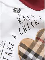 Thumbnail for your product : Burberry Icons and Weather Motif Cotton Two-piece Baby Gift Set