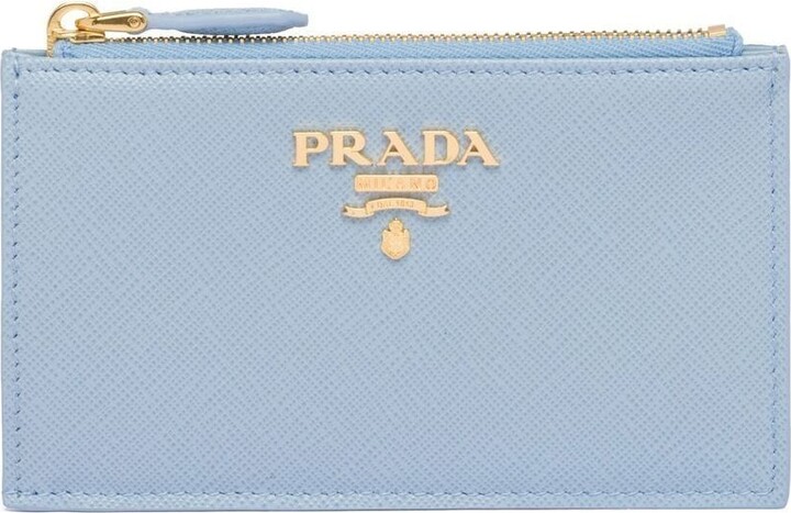 Prada Women's Blue Wallets & Card Holders | ShopStyle