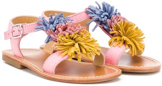 Gallucci Kids Flower Detail Sandals