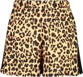 Thumbnail for your product : boohoo Plus Leopard Print Contrast Floaty Shorts