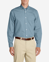 Thumbnail for your product : Eddie Bauer Men's Wrinkle-Free Relaxed Fit Pinpoint Oxford Shirt - Solid Long-Sleeve