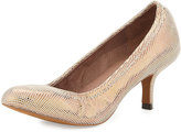 Thumbnail for your product : Donald J Pliner Yuka Shimmery Printed Leather Pump, Copper
