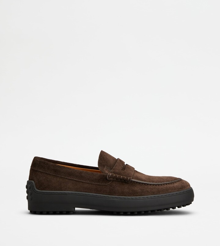 Tod's Winter Gommino Loafers in Suede