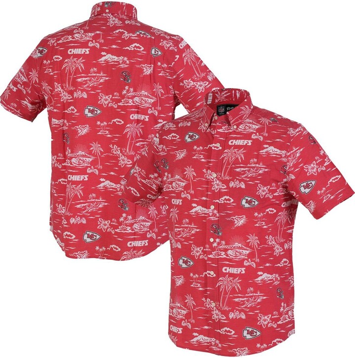 Reyn Spooner Men's Red Kansas City Chiefs Kekai Performance Button-Down Shirt