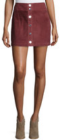 Thumbnail for your product : Townsen Lotta Suede Mini Skirt, Brick Red