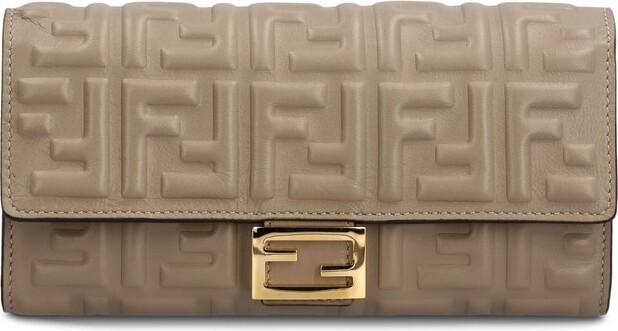 Fendi Continental Leather Wallet - ShopStyle