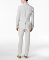 Thumbnail for your product : Nick Graham Men's Slim-Fit Stretch Sage and White Seersucker Suit