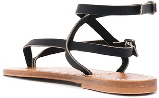K. Jacques Archibald ankle-strap leather sandals