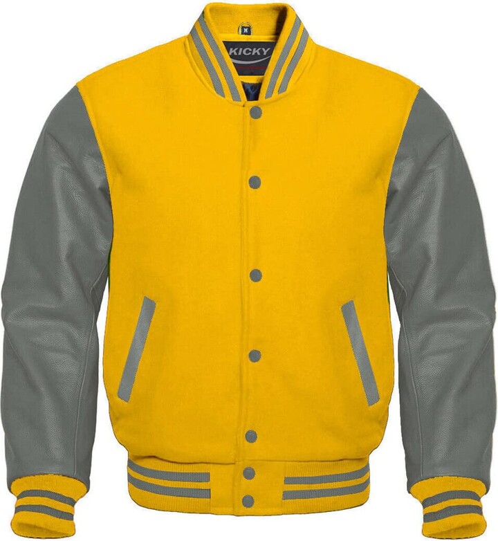 Kicky Varsity Jacket Letterman Jacket Baseball Jacket Wool body and ...