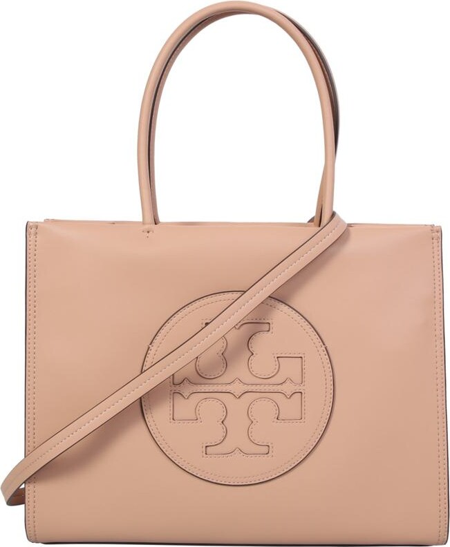 Tory Burch Ella Small Beige Tote Bag By Tory Burch; The Brand's Accessories  Embody The Creator's Personal Spirit, Using Refined Details And Quality  Fabrics - ShopStyle