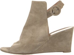 Gianvito Rossi Suede Slingback Sandals