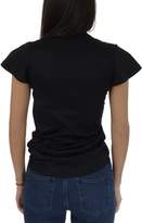 Thumbnail for your product : Marques Almeida Black Asymmetric Ruffled T-shirt
