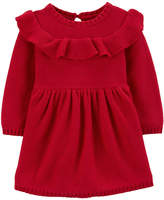 jcpenney red sweater dress