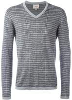 Thumbnail for your product : Armani Collezioni patterned V-neck T-shirt