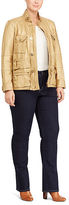 Thumbnail for your product : Ralph Lauren Woman Metallic Leather Cargo Jacket