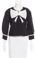 Thumbnail for your product : Viktor & Rolf Bow-Accented Wool Jacket