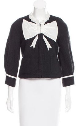 Viktor & Rolf Bow-Accented Wool Jacket