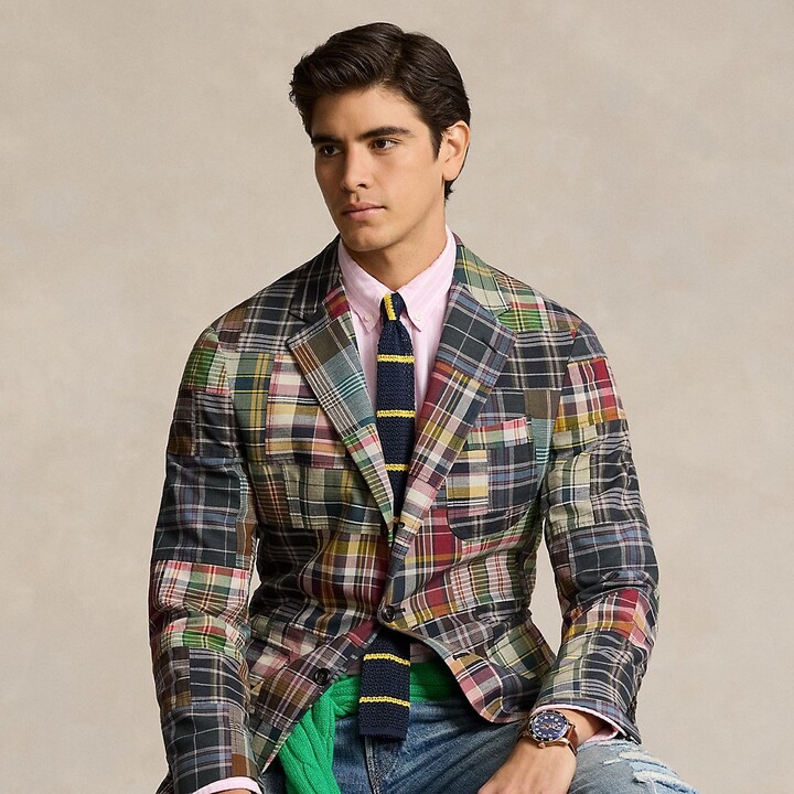 Polo Ralph Lauren Polo Soft Tailored Plaid Suit Jacket ShopStyle