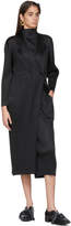 Thumbnail for your product : Pleats Please Issey Miyake Black Pleated Mannish Coat