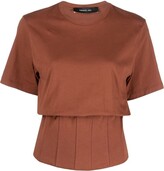 Thumbnail for your product : FEDERICA TOSI corset-style short-sleeved T-shirt