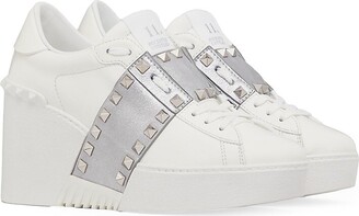 Valentino Garavani Women's Open Disco Wedge Sneakers in