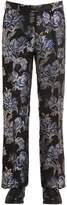 Thumbnail for your product : Christian Pellizzari 27cm Lurex Floral Jacquard Trousers